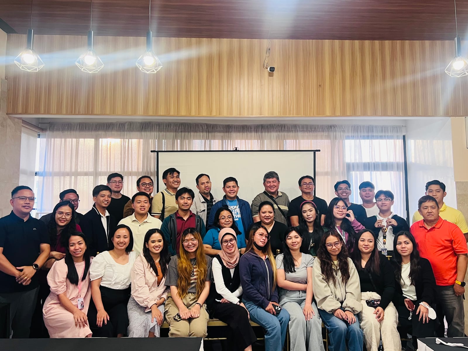 Filipino professionals in an environmental training seminar in the Philippines